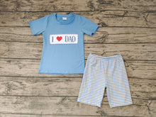 Load image into Gallery viewer, Baby Boys I love Dad Summer Shorts Clothes Sets