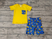 Load image into Gallery viewer, Baby Boys Summer Tractor Pockets Shorts Sets
