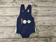 Load image into Gallery viewer, Baby Boys Baseball Bubble Rompers