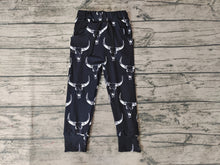 Load image into Gallery viewer, Baby Boys Western Black Cows Pants