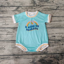 Load image into Gallery viewer, Baby Girls A Little Big Dramatic Summer Rompers