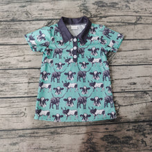 Load image into Gallery viewer, Baby Boys Cow Short Sleeve Shirts Tops