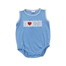 Load image into Gallery viewer, Baby Boys I Love Dad Rompers