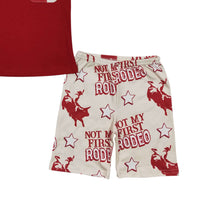 Load image into Gallery viewer, Baby Boys Not My First Rodeo Tee Shirts Shorts Sets