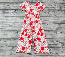 Load image into Gallery viewer, Baby Girls Back To School Apple Jumpsuits