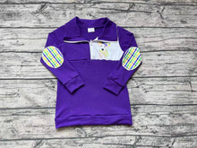 Load image into Gallery viewer, Baby Boys Mardi Gras Dogs Zip Pullovers Tops