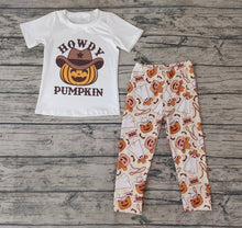 Load image into Gallery viewer, Baby Boys Howdy Pumpkin Pants Clothes Sets