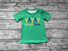 Load image into Gallery viewer, Baby Boys Mardi Gras Crawfish Green Short Sleeve Tee Shirts Tops