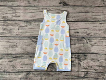 Load image into Gallery viewer, Baby Boys Easter Eggs Sleeveless Buttons Rompers