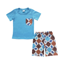 Load image into Gallery viewer, Baby Boys Boots Tee Shirts Shorts Sets