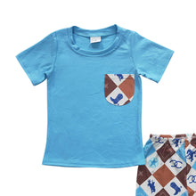 Load image into Gallery viewer, Baby Boys Boots Tee Shirts Shorts Sets