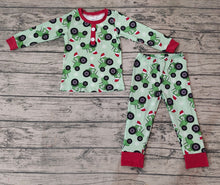 Load image into Gallery viewer, Baby Boys Christmas Tractor Shirt Pants Pajamas Clothes Sets