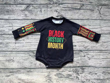 Load image into Gallery viewer, Baby Girls Black History Month African Rompers