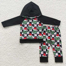 Load image into Gallery viewer, Baby Boys Christmas Hoodie Top Frog Pants Clothes Sets