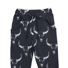 Load image into Gallery viewer, Baby Boys Western Black Cows Pants