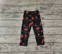 Load image into Gallery viewer, Baby Girls Black Gold Tie Dye Distessed Legging Pants