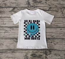 Load image into Gallery viewer, Baby Boys Smile Mom Nerve Short Sleeve Shirts