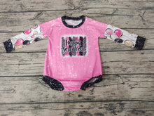 Load image into Gallery viewer, Baby girls Happy new year balloon rompers