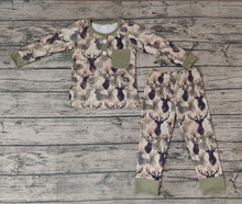 Load image into Gallery viewer, Baby Boys Camo Deer Pocket Top Pants Pajamas Clothes Sets