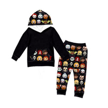 Load image into Gallery viewer, Halloween baby boys hooded fall clothes sets