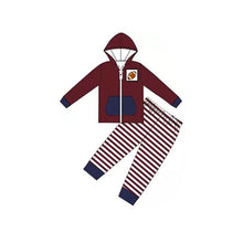 Load image into Gallery viewer, Baby boys Football hoodie top pants clothes sets