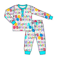 Load image into Gallery viewer, Baby Boys Birthday Party Pajamas Clothes Sets