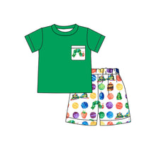 Load image into Gallery viewer, Baby boys worm summer shorts sets