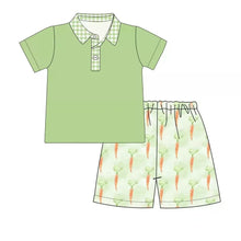 Load image into Gallery viewer, Baby Boys Easter Carrot shorts sets