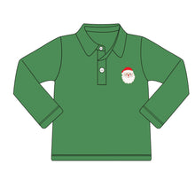 Load image into Gallery viewer, Baby boys Christmas santa green pullover shirts Tops