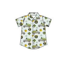 Load image into Gallery viewer, Baby Boys St Patrick Day Short Sleeve Shirts Tops