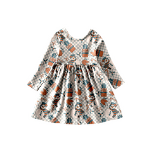 Load image into Gallery viewer, Baby Girls Snowman Long Sleeve dresses