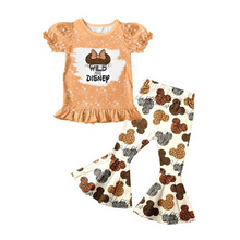Load image into Gallery viewer, Baby Girls animal cartoon bell pants outfits clothing sets