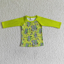 Load image into Gallery viewer, Baby Boys short sleeve Halloween cartoon shirts