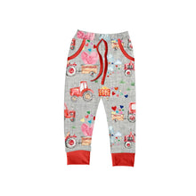 Load image into Gallery viewer, Baby Boys Valentines heart tractor pants
