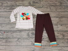 Load image into Gallery viewer, baby boys thanksgiving turkey pants clothing sets