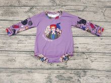Load image into Gallery viewer, Baby girls Halloween witch long sleeve rompers