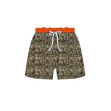 Load image into Gallery viewer, Baby Boys Summer Camo Orange Trunks Swimsuits