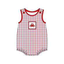 Load image into Gallery viewer, Baby Boys Summer Crab rompers