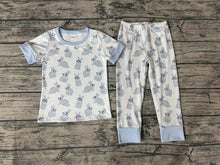 Load image into Gallery viewer, Baby Boys Easter Bunny Short Sleeve Tee Pants Pajamas Clothes Sets