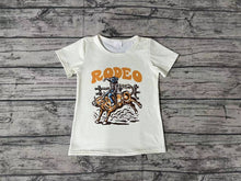 Load image into Gallery viewer, Baby Boys Ivory Western Rodeo Short Sleeve Tee Shirts Tops