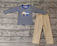 Load image into Gallery viewer, Baby Boys Lorry Construction Shirt Pants Clothes Sets