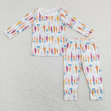 Load image into Gallery viewer, Baby Boys Carrots Easter Pajamas Sibling Rompers Outfits Clothes Sets
