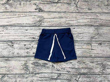 Load image into Gallery viewer, Baby Boys Summer Navy Pockets Cotton Bottoms Shorts