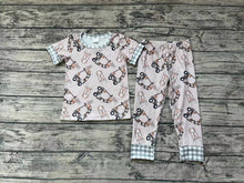 Load image into Gallery viewer, Baby Boys Green Camo Deer Truck Tops Pants Pajamas Outfits Clothes Sets