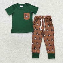 Load image into Gallery viewer, Baby Boys Pocket Tee Shirt Pants Clothes Sets
