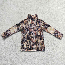 Load image into Gallery viewer, Baby Boys Camo Hunting Dog Zip Pullover Tops