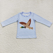 Load image into Gallery viewer, Baby Boys Hunting Duck Stripes Long Sleeve Shirts Tops