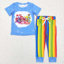 Load image into Gallery viewer, Baby Boys Dr Reading Shirt Stripes Pocket Pants Clothes Sets