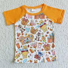 Load image into Gallery viewer, Baby Boys short sleeve bear cartoon shirts