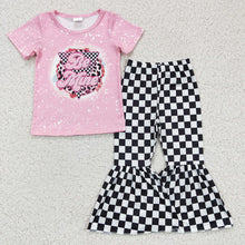 Load image into Gallery viewer, Baby Girls Be mine Valentines bell pants sets